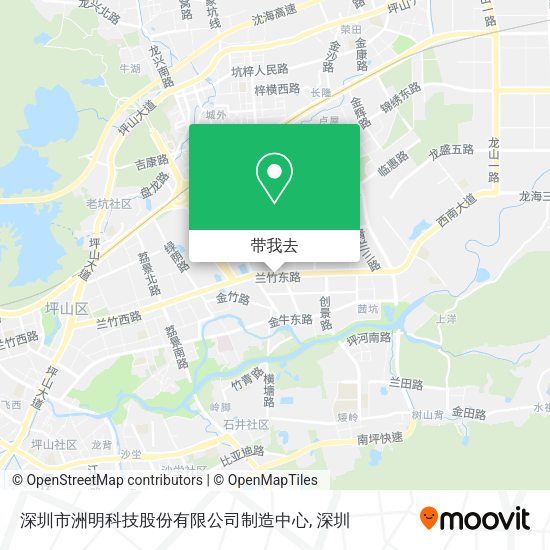 深圳市洲明科技股份有限公司制造中心地图