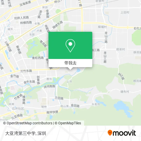 大亚湾第三中学地图