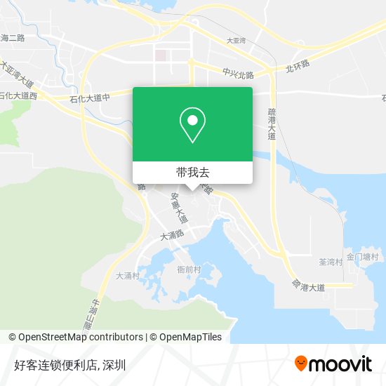 好客连锁便利店地图