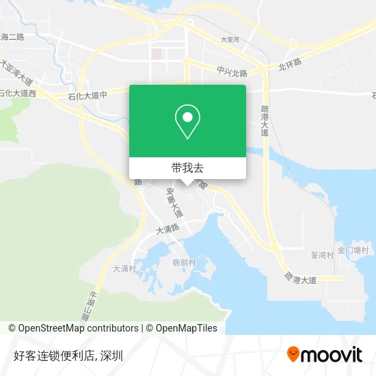 好客连锁便利店地图