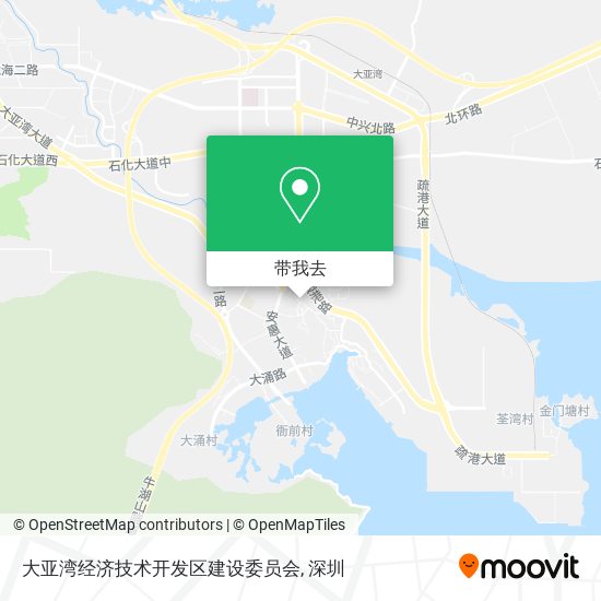 大亚湾经济技术开发区建设委员会地图