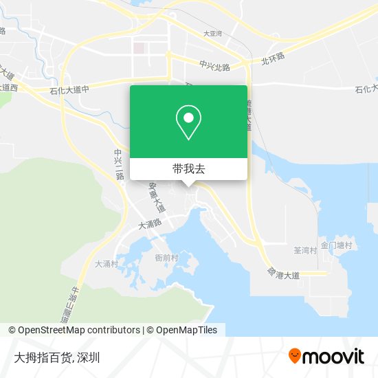 大拇指百货地图
