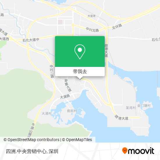 四洲.中央营销中心地图