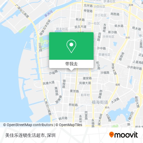 美佳乐连锁生活超市地图