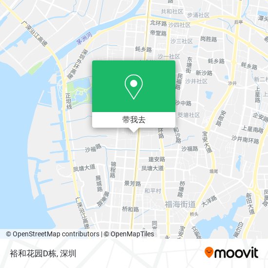 裕和花园D栋地图