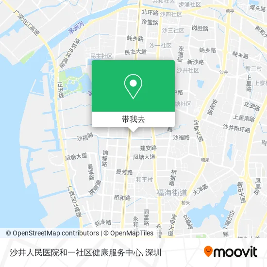 沙井人民医院和一社区健康服务中心地图