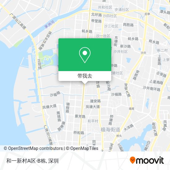 和一新村A区-B栋地图