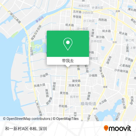 和一新村A区-B栋地图
