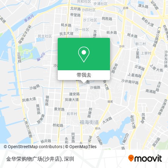金华荣购物广场(沙井店)地图