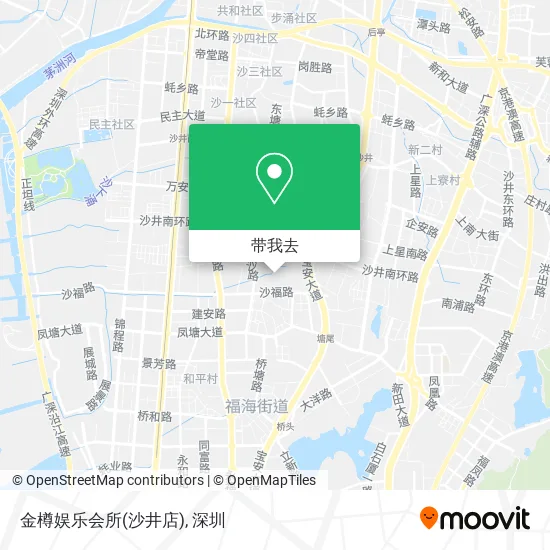 金樽娱乐会所(沙井店)地图