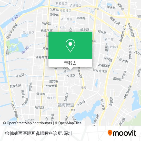 徐德盛西医眼耳鼻咽喉科诊所地图