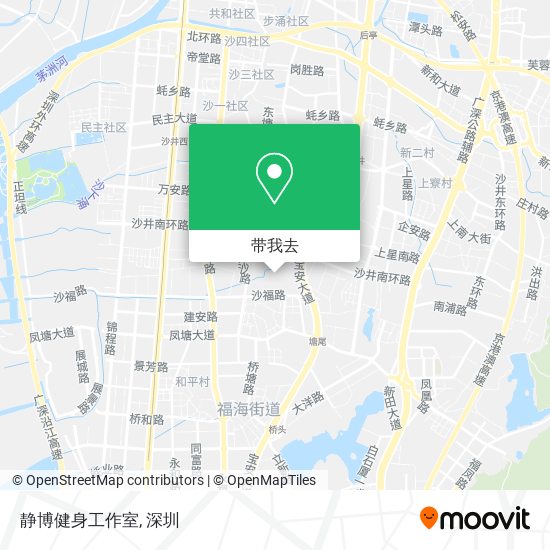静博健身工作室地图