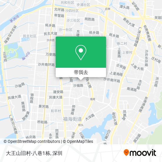 大王山旧村-八巷1栋地图
