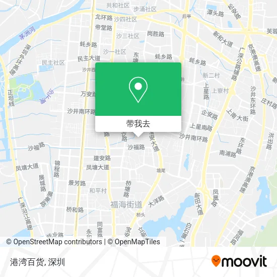 港湾百货地图
