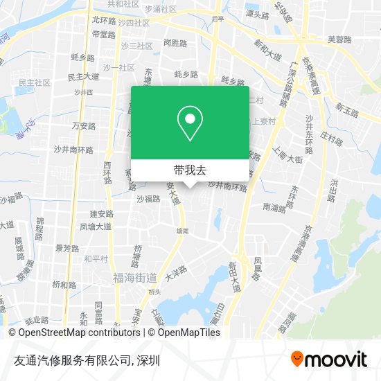 友通汽修服务有限公司地图