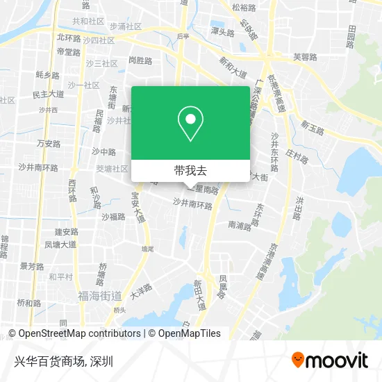 兴华百货商场地图