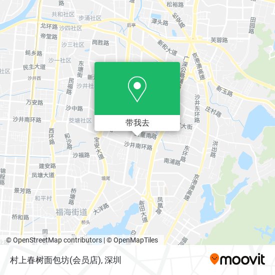 村上春树面包坊(会员店)地图