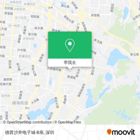 德普沙井电子城-B座地图