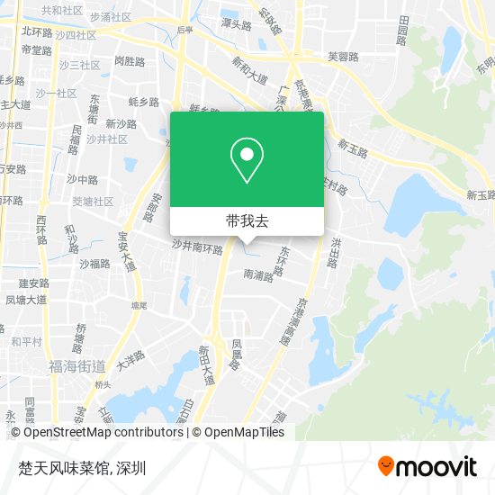 楚天风味菜馆地图
