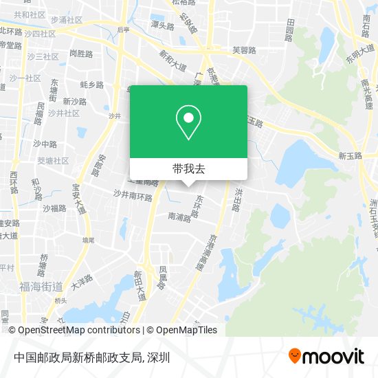 中国邮政局新桥邮政支局地图