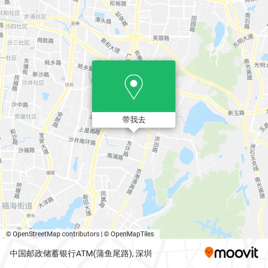 中国邮政储蓄银行ATM(蒲鱼尾路)地图