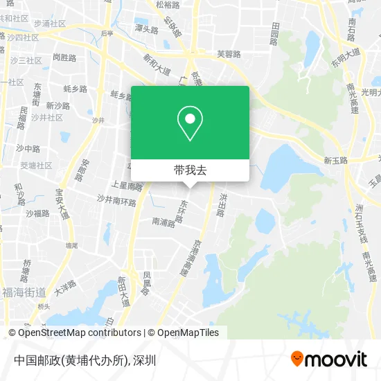 中国邮政(黄埔代办所)地图