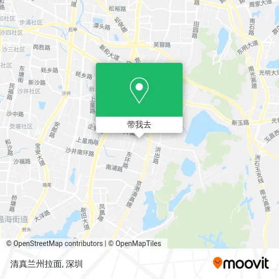 清真兰州拉面地图