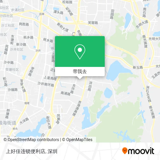 上好佳连锁便利店地图