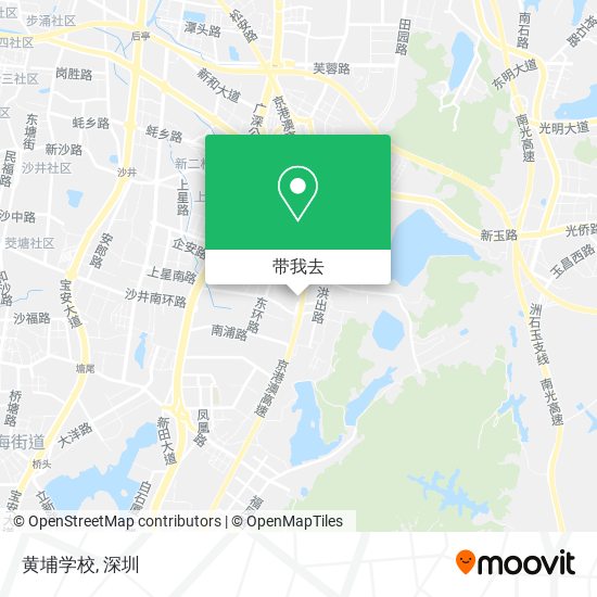黄埔学校地图