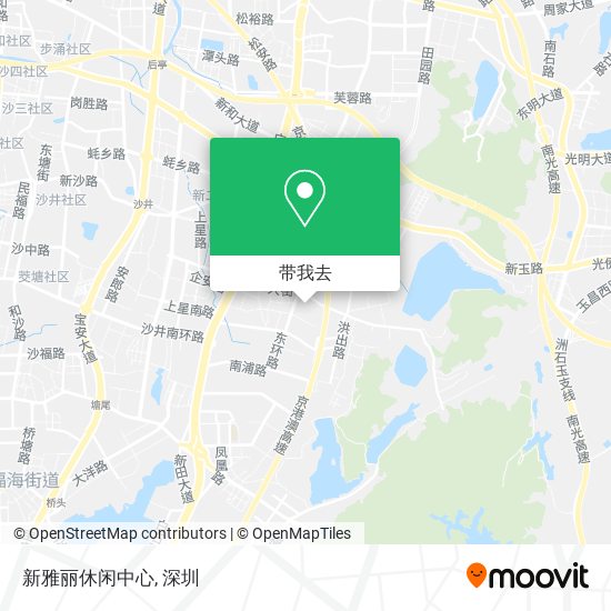 新雅丽休闲中心地图