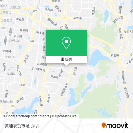 黄埔农贸市场地图