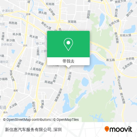新信惠汽车服务有限公司地图