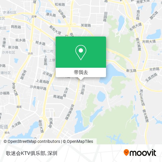 歌迷会KTV俱乐部地图