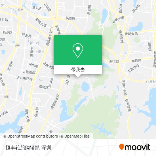 恒丰轮胎购销部地图