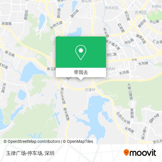 玉律广场-停车场地图