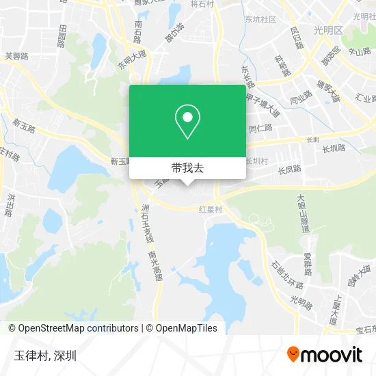玉律村地图