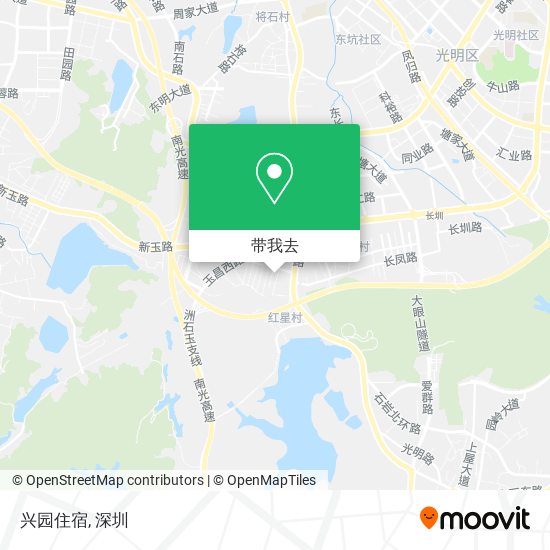 兴园住宿地图