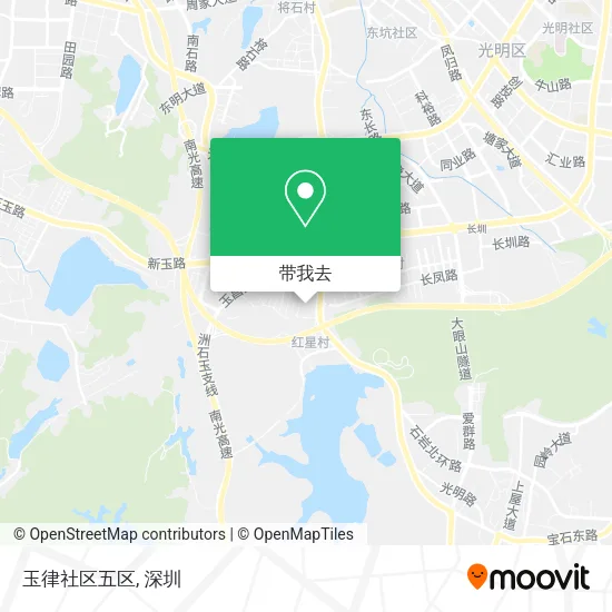 玉律社区五区地图