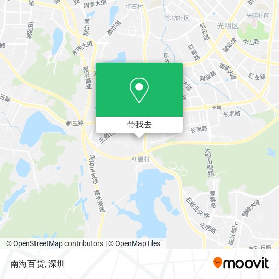 南海百货地图