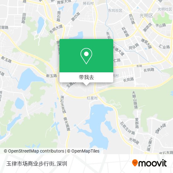 玉律市场商业步行街地图