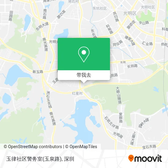 玉律社区警务室(玉泉路)地图