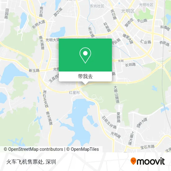 火车飞机售票处地图