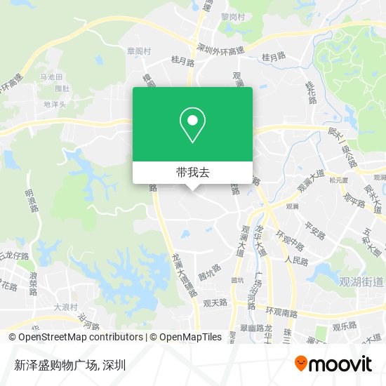 新泽盛购物广场地图