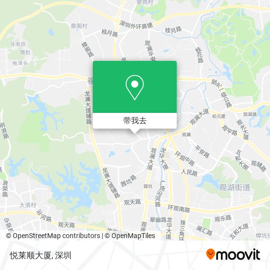 悦莱顺大厦地图