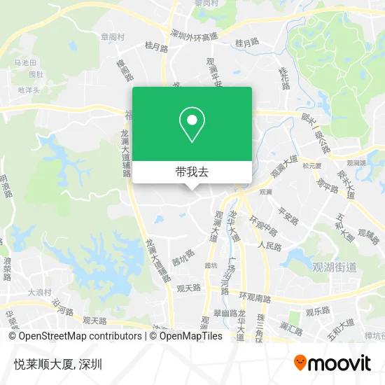 悦莱顺大厦地图