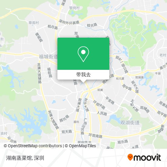 湖南蒸菜馆地图