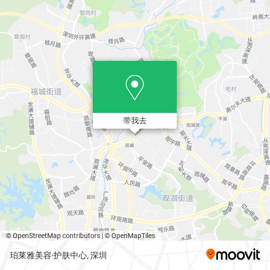 珀莱雅美容·护肤中心地图