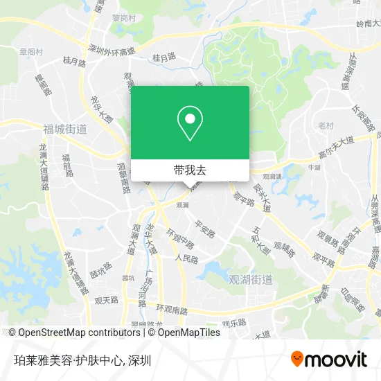 珀莱雅美容·护肤中心地图