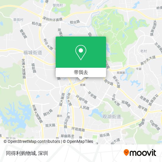 同得利购物城地图