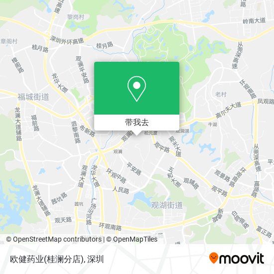 欧健药业(桂澜分店)地图